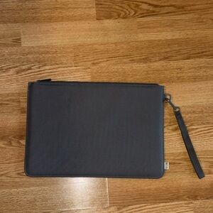 BEIS Gray Laptop Sleeve with Wrist Strap